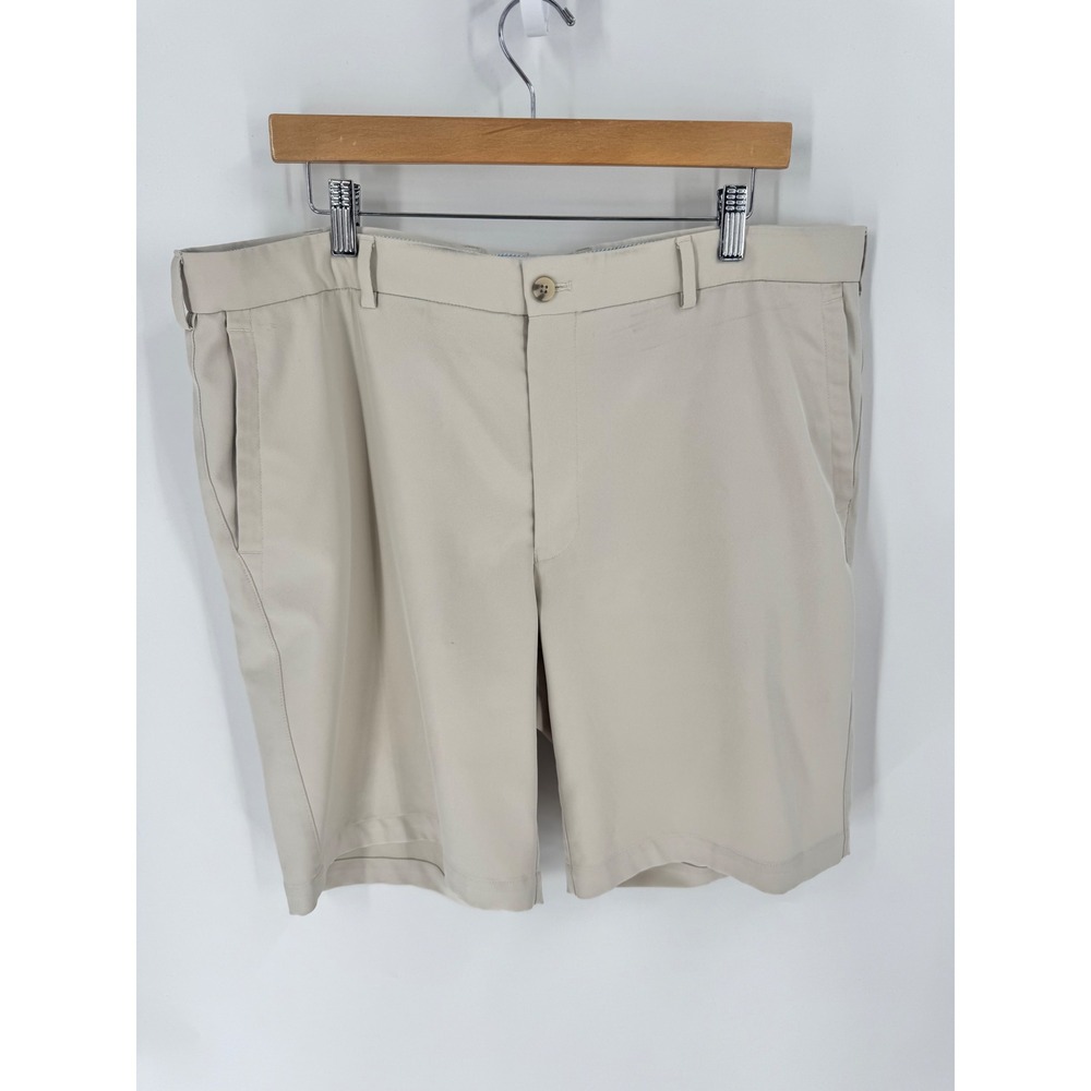 Peter Millar Salem Performance Short Mens 38 Khaki Golf Stretch Classic Fit